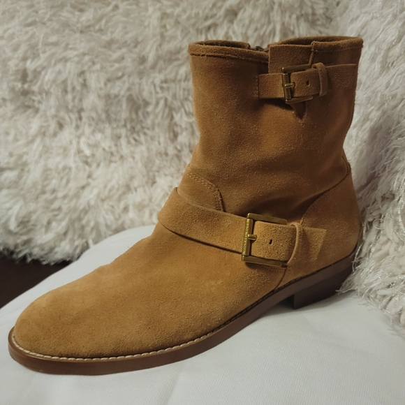 Michael kors suede ankle Boot excellent very cleen 9color tan - Picture 11 of 16